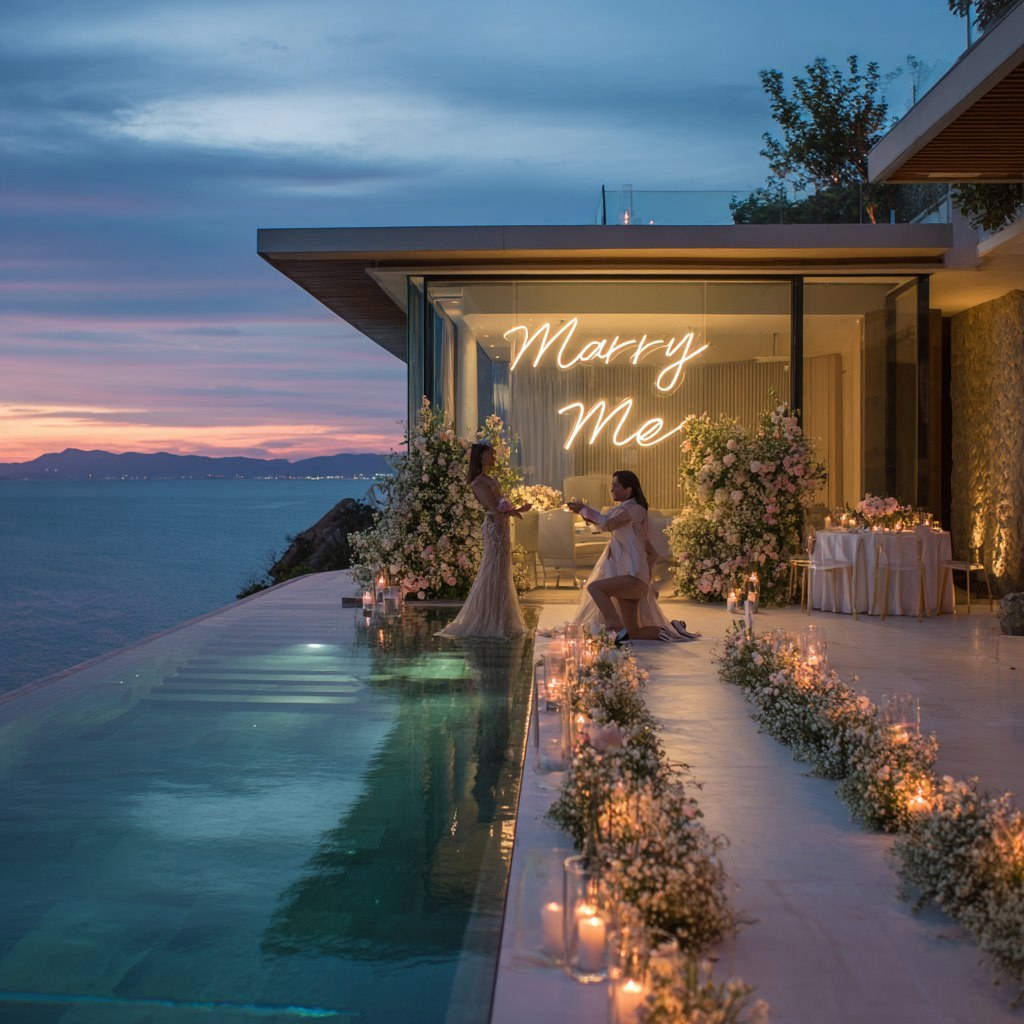 Beach proposal Thailand